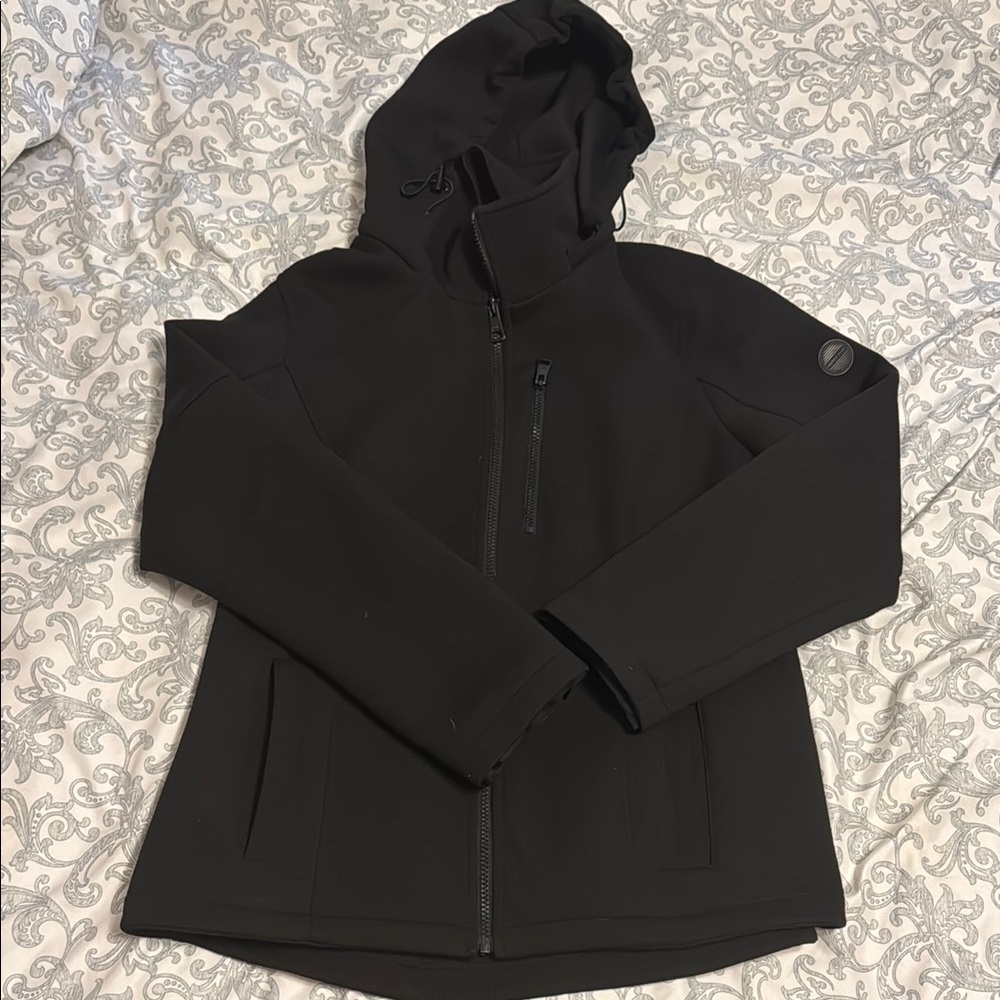 Andrew Marc Black Jacket with Hood